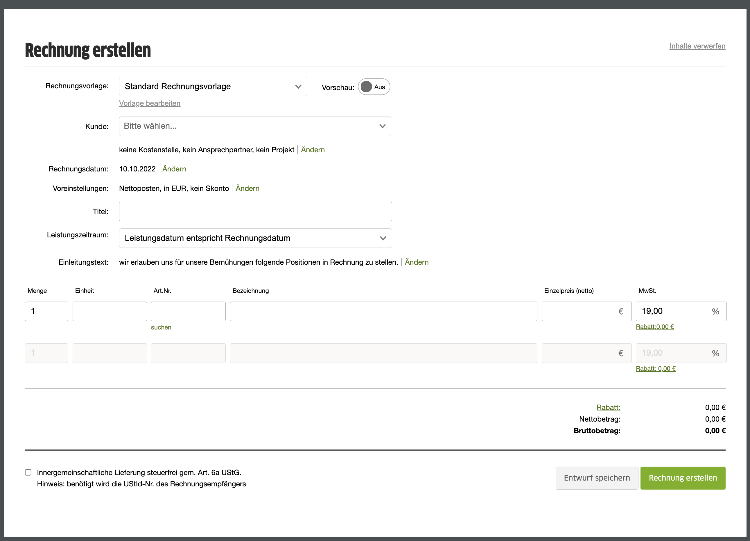 Rechnungserstellung - das musst du wissen